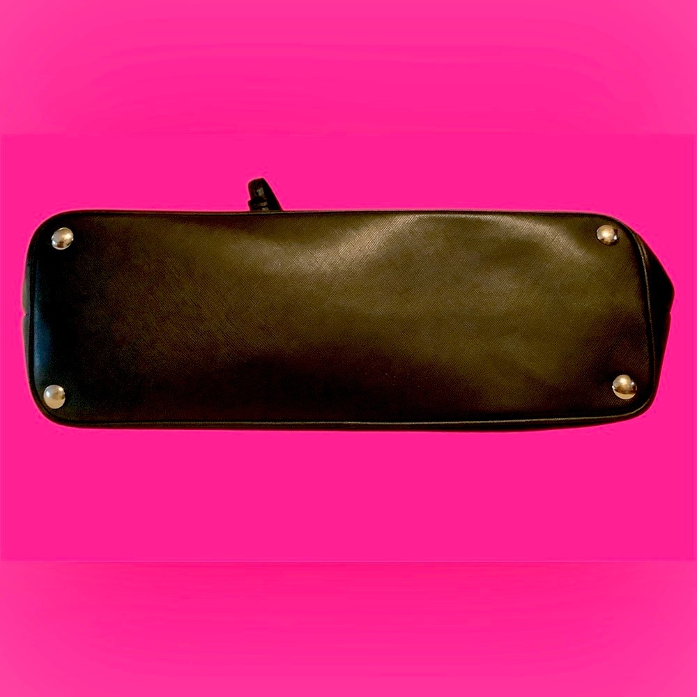 Black Coach Dome Sachel. New, gently used as sample. Coach tags. Zipper closer. - Picture 3 of 6